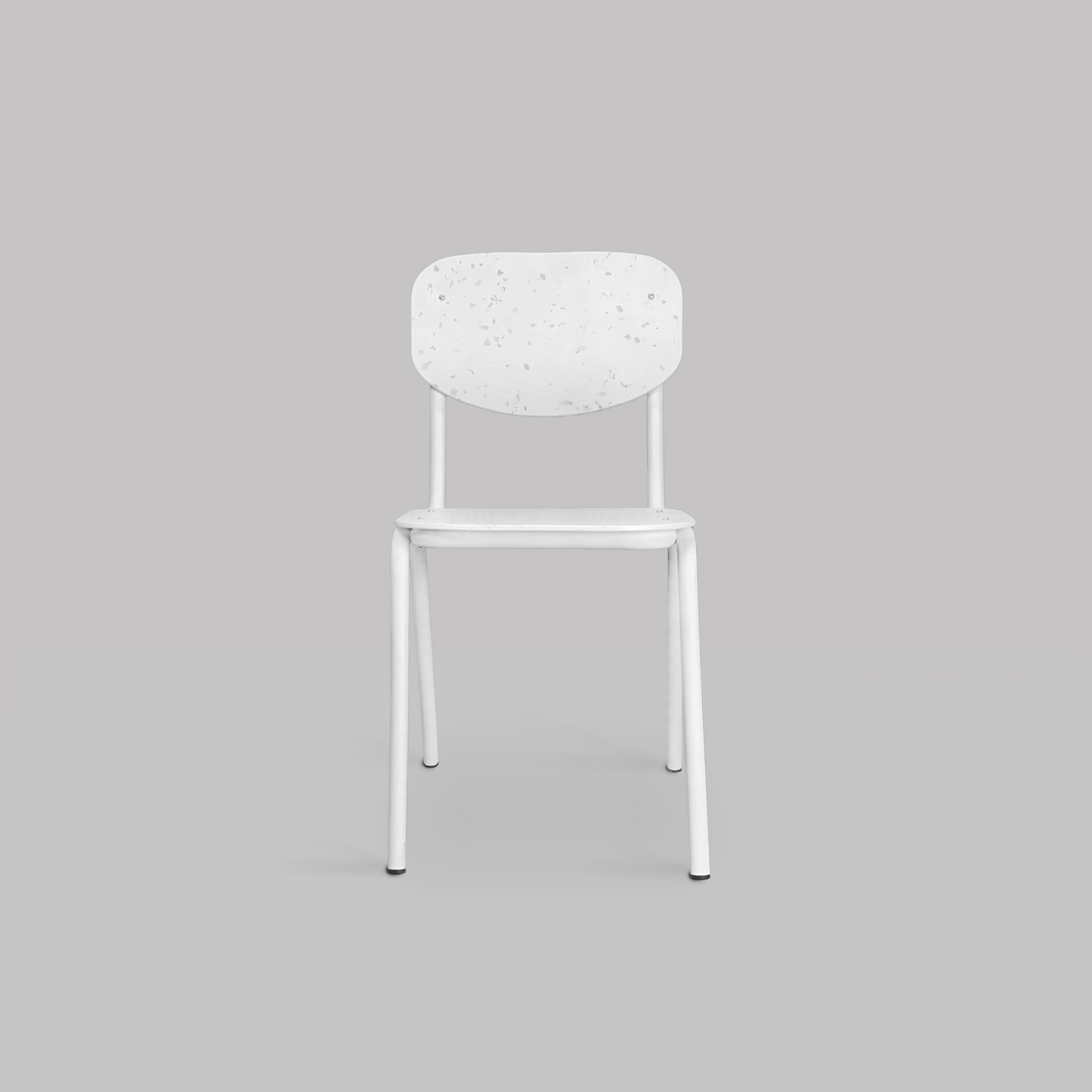 ADAGIO- LA CHAISE UPCYCLEE BLANCHE- Assise et dossier BLANC