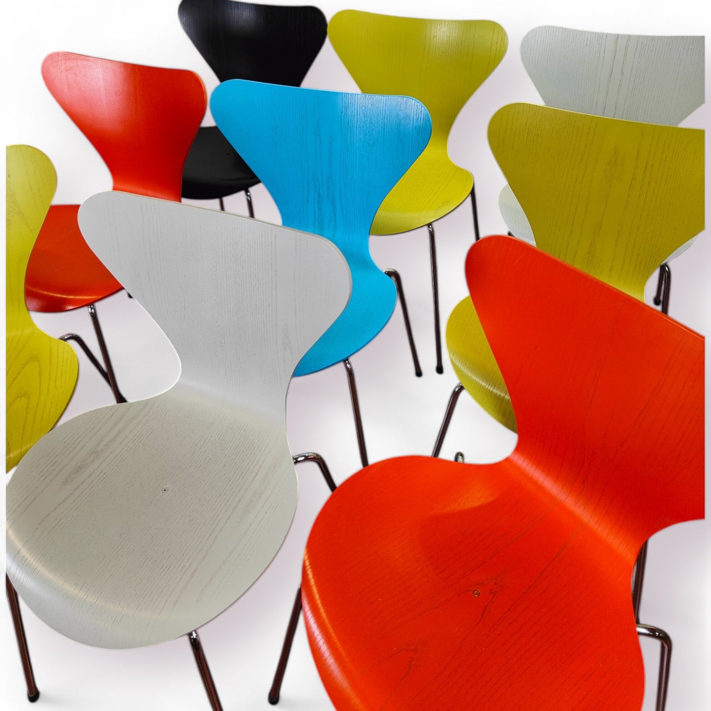 CHAISES FRITZ HANSEN Série 7 bois - Arne Jacobsen