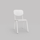 ADAGIO-  LA CHAISE UPCYCLEE BLANCHE- Assise et dossier BLANC