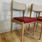YOURI - TRIO DE CHAISES VINTAGES CUIR