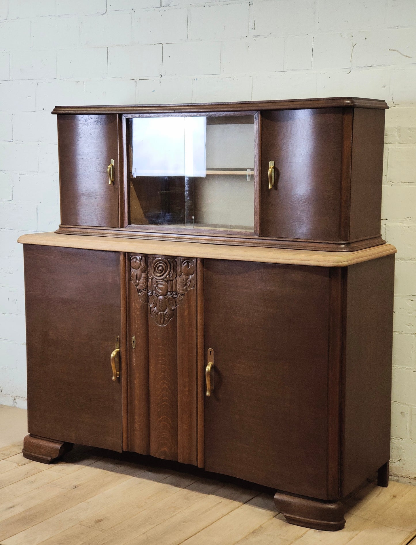Buffet deux corps Art Deco