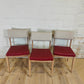 YOURI - TRIO DE CHAISES VINTAGES CUIR