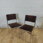 CHAISES VINTAGE NUBUCK & CHROME (2 disponibles)