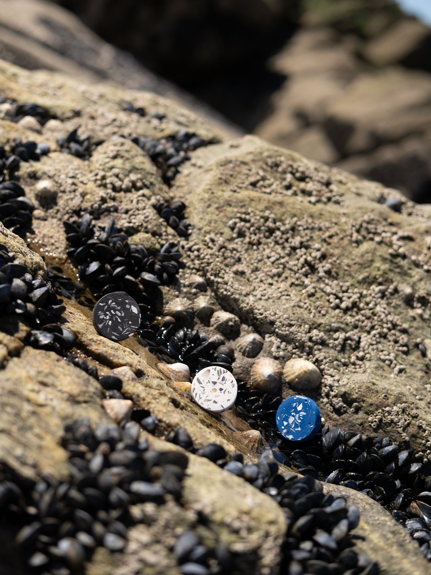 Bouton de meuble Loar blanc