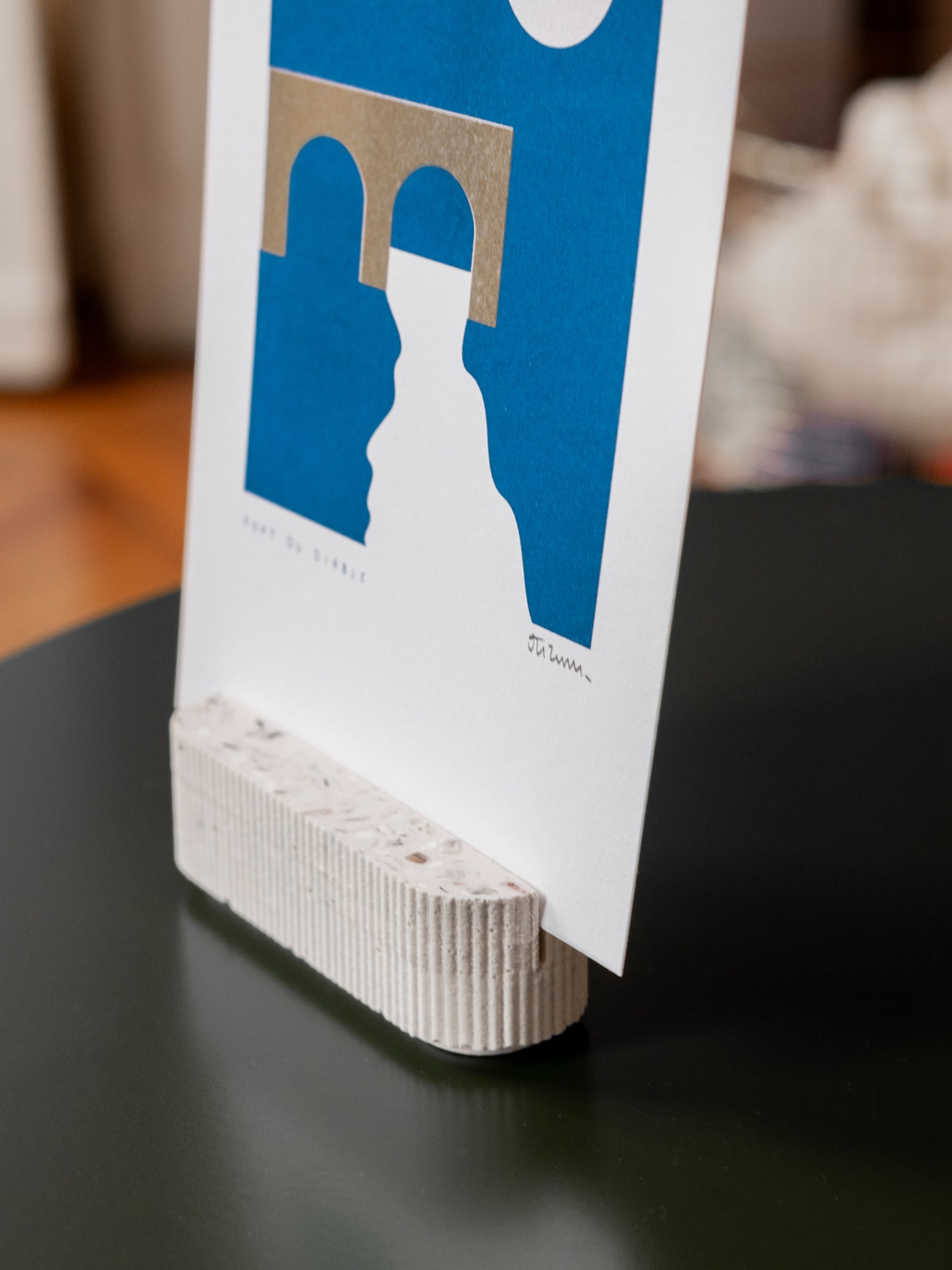 Porte photo COLOSSE Blanc