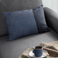 dualita velour & velour cotelé bleu