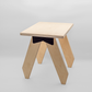 SCRAPSTOOL Tabouret black bow tie